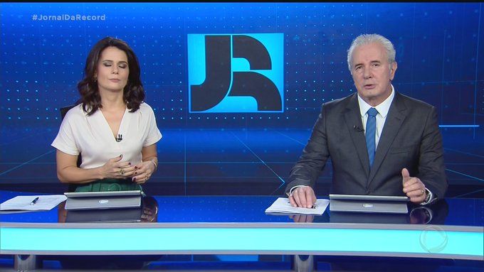 “Jornal da Record” registra ótima audiência e mantém vice liderança isolada em SP e RJ