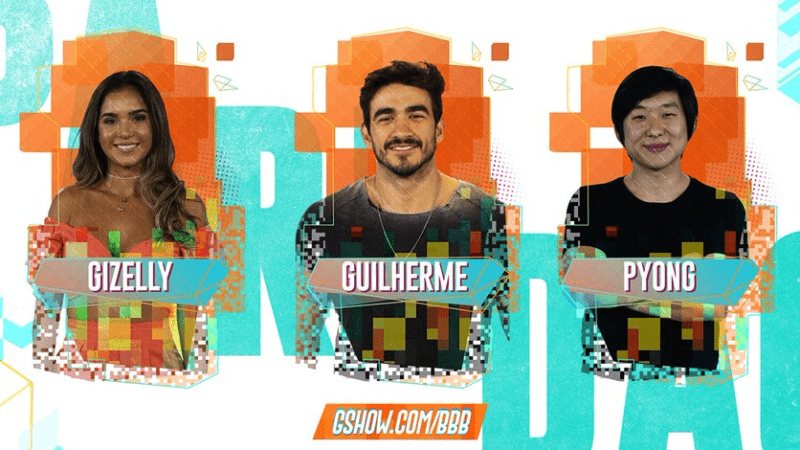 Quem sai? Guilherme, Pyong e Gizelly estão no sexto paredão do “BBB 20”