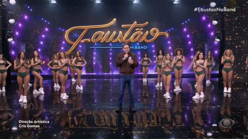 “Faustão na Band” registra alta audiência e vence Record por 54 minutos nesta quarta (27)