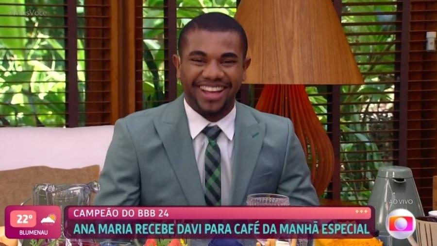 Sensação do momento, Davi Brito faz Ana Maria Braga registrar audiência de novela em plena manhã