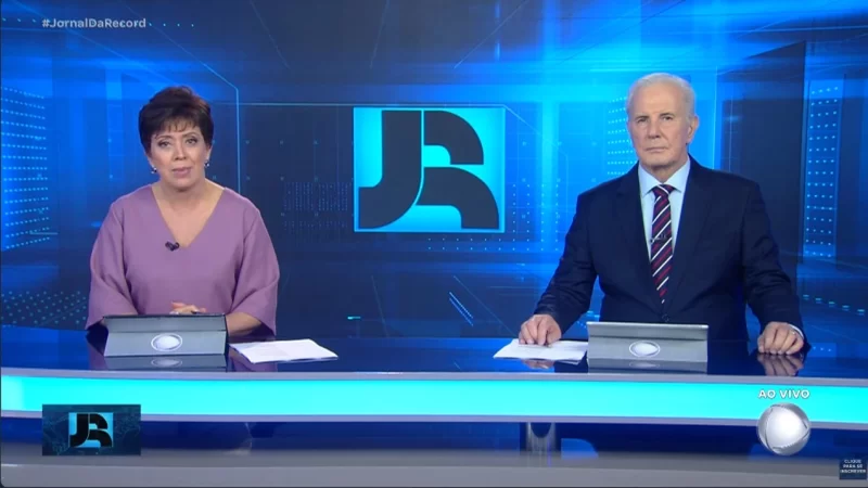 ‘Jornal da Record’ registra alta audiência e abre 113% de vantagem sobre o SBT em São Paulo